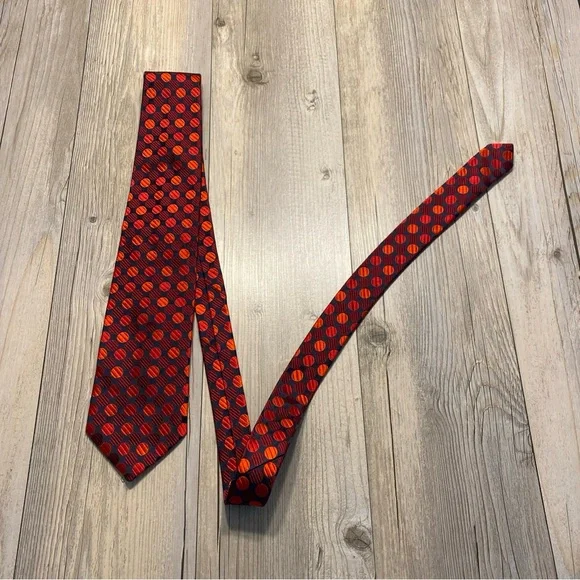 JOS. A. BANK Signature Collection Mens Big Polka Dots Tie Popping Color  Italy