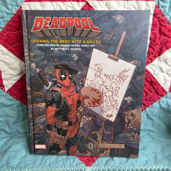 Deadpool Drawing the Merc with a Mouth Marvel Comics Art Book Hardcover 2018