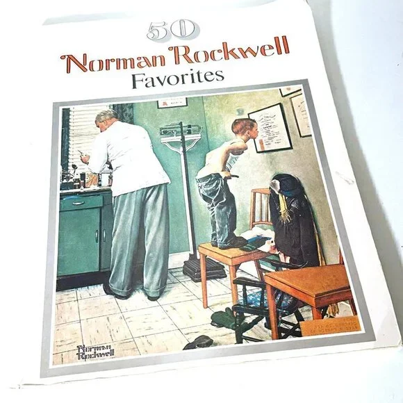50 norman rockwell favorites Oversized Poster Book Fine Art JFK Famous
