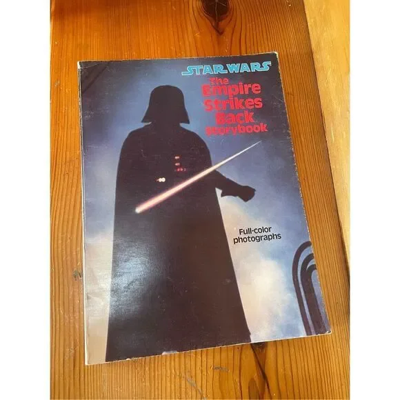 Vintage 1980 Scholastic edition of The Empire Strikes Back Storybook