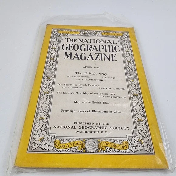 National Geographic Magazine April 1949‎ No Insert