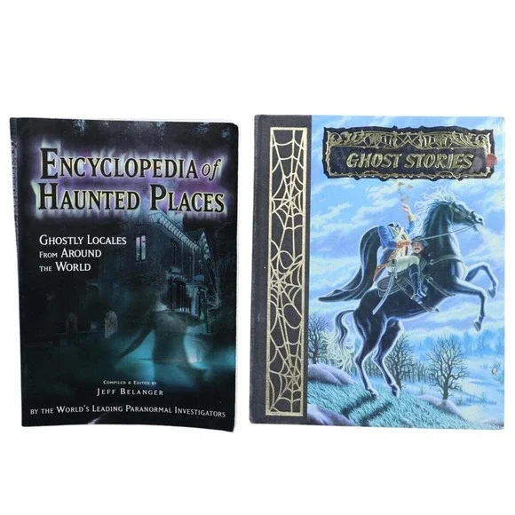 Encyclopedia Of Haunted Places & Ghost Stories Lot‎ Paranormal Horror Books