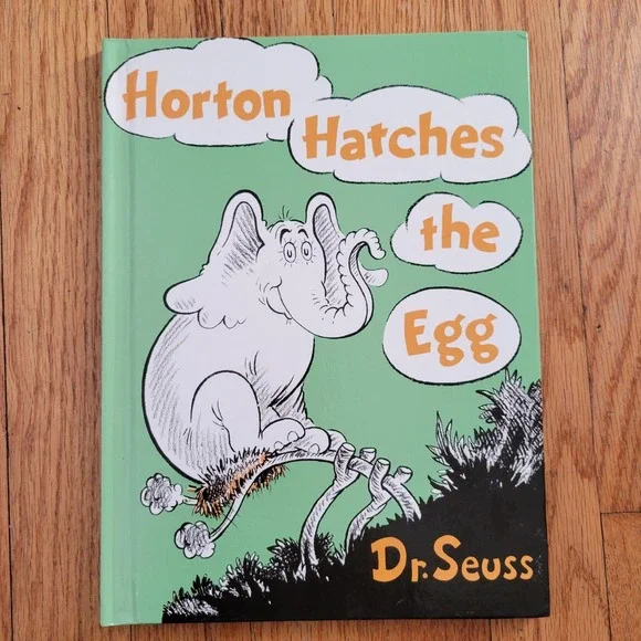 Dr Seuss Horton Hatches the Egg Childrens Classic Story Book‎ HC Gift 1991