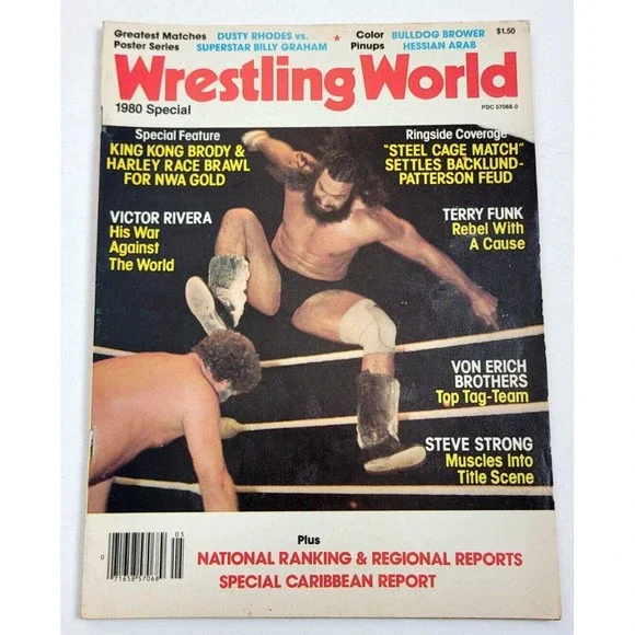 WRESTLING WORLD 1980 SPECIAL - VON‎ ERICHS / KING KONG BRODY / BILLY GRAHAM