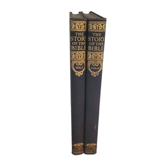 The Story Of The Bible Volumes 1 And 2 Waverley Book Co Staging‎ Decor Set
