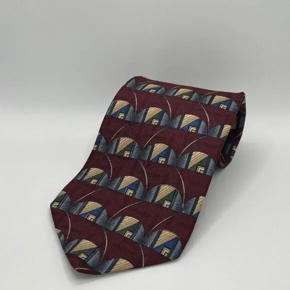 Vintage ARDEN Cravats Imported Silk Neck Tie Made in the USA‎