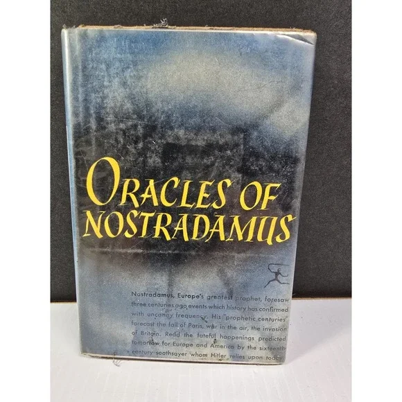 1940 Oracles of‎ Nostradamus ~ Europe's Greatest Prophet, Future Predictions