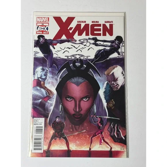 Marvel X-Men‎ #26 April 2012 Victor Gischler Jorge Molina Storm Cover