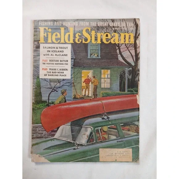 FIELD AND STREAM MAGAZINE APRIL‎  1957