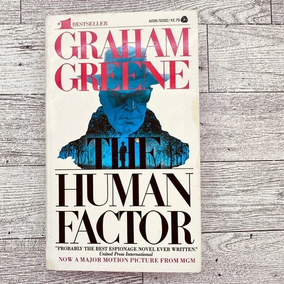 The Human Factor Graham Greene‎ 1979 Paperback Cold War Spy Thriller Avon Books
