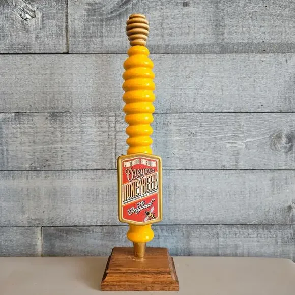 Portland Brewing Oregon Honey Beer Tap Handle Pull – Yellow –‎ Bar Pub Decor