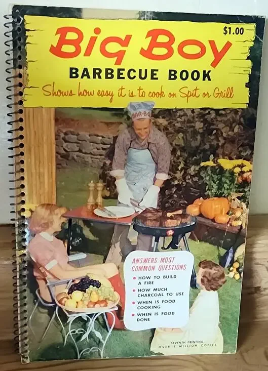 Big Boy Barbecue Book TESTED RECIPE INSTITUTE 1960 Seventh Printing Cookbook