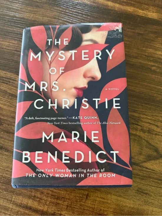 The Mystery of Mrs. Christie by Marie Benedict - Red & Black Hardcover