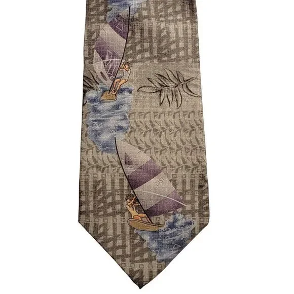 Tropicals by Tango Silk Tie Mens Necktie Sailing Beach Resort Cruise Vaca Summer