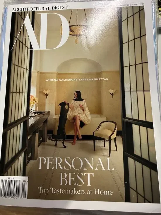 Architectural Digest Magazine April 2026 Personal Best Athena Calderone