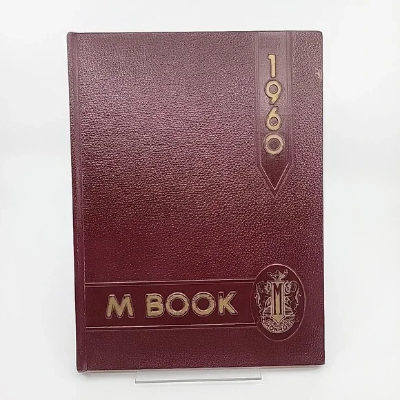1960 Yearbook Monroe High School Wisconsin WI - M Book - Many Signatures