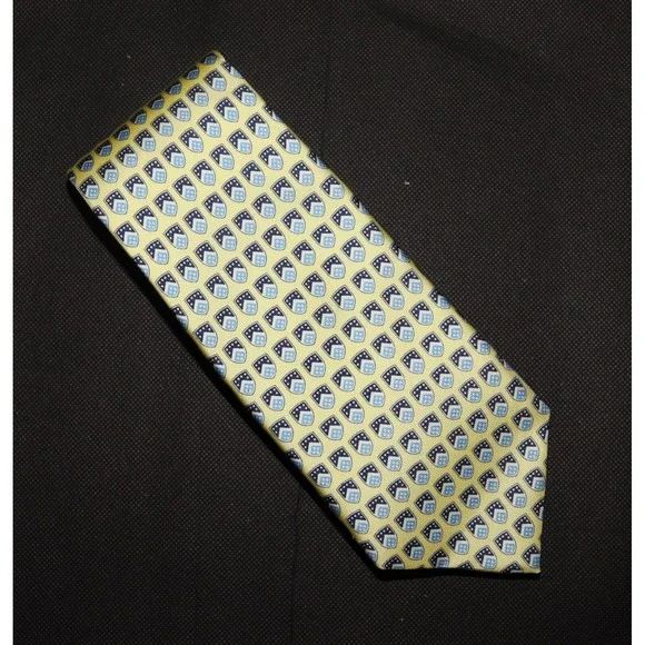 Vineyard Vines Berkeley Preparatory School Shield Logo 100% Silk Necktie‎ Tie