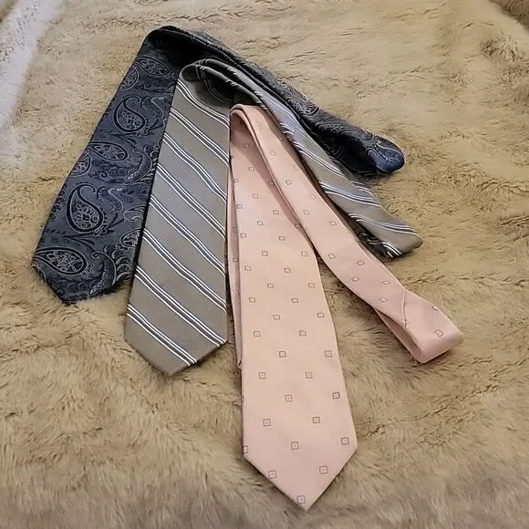 MICHAEL KORS 100% SILK TIES - LOT OF THREE