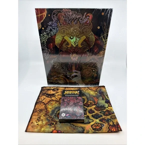 Kickstarter exclusive Heckna! Deluxe Hardcover Random Encounters Campaign Map