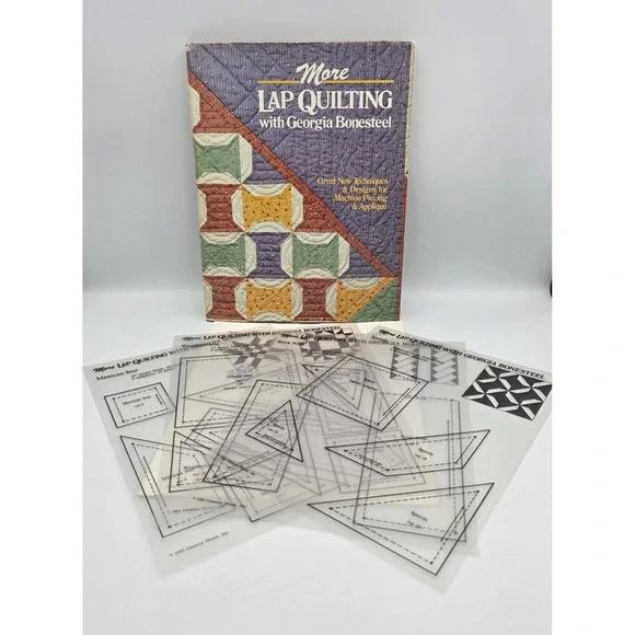 More Lap Quilting With Georgia Bonesteel - Includes Plastic Templates Hardcover