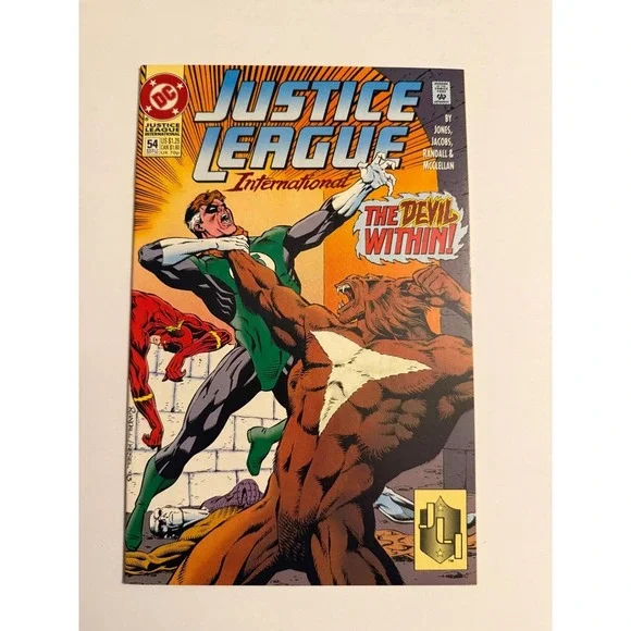 Justice League International 54 Comic Book The Devil‎ Within DC Comics