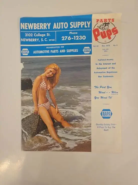 Vintage Parts Pups NAPA Automotive Newsletter Magazine, November 1974