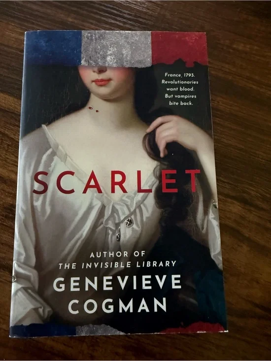 Scarlet by Genevieve Cogman - White & Red Cover
