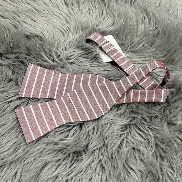 Tommy Hilfiger Bow Tie Red/White‎ Striped 2.75