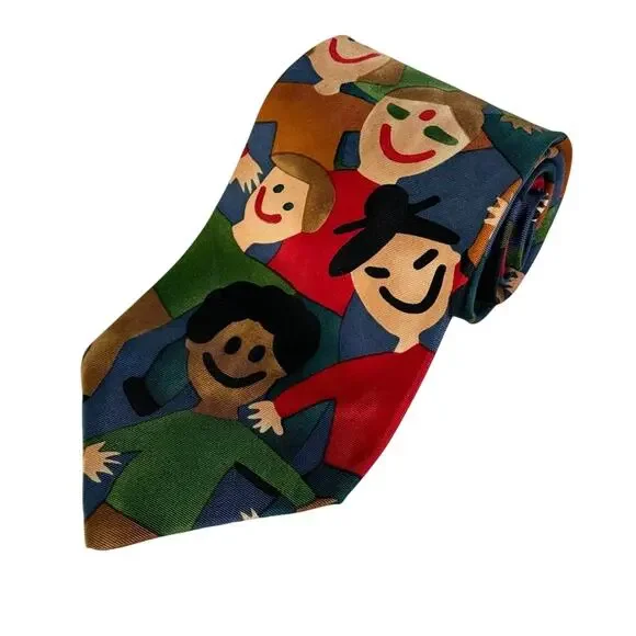 Save The Children‎ Dana Age 12 Helping Children And Their Families Tie Mens OS