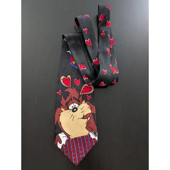 Looney Tunes Mania Tie Necktie‎ Taz Bugs Daffy Etc 56