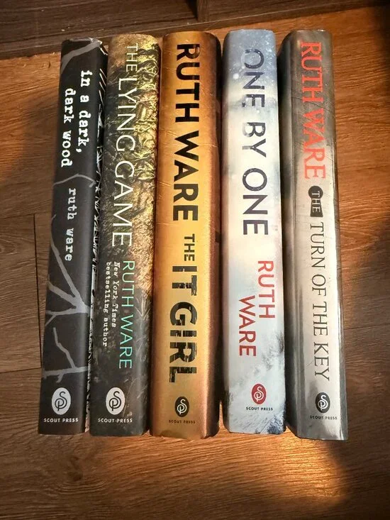 5-book Ruth Ware Hardcover Thriller Collection