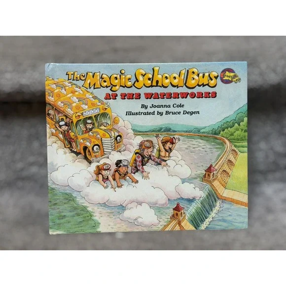 Vintage 1986‎ The Magic School Bus At The Waterworks Hardcover Joanna Cole Book