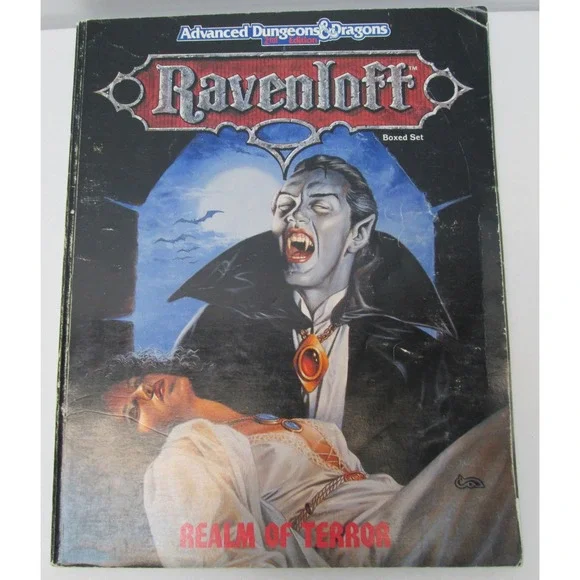Dungeons and Dragons Advanced D&D 2E 2nd Ed. Ravenloft Realm of Terror Book ONLY