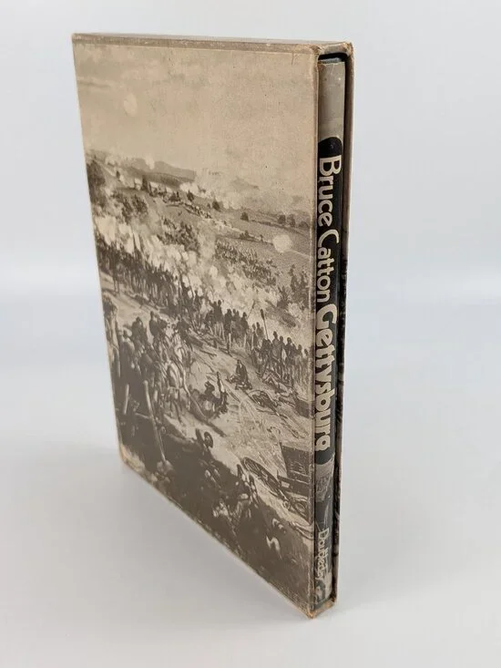 Gettysburg The Final Fury Bruce Cannon 1974 Hardcover Book Box Slip Cover