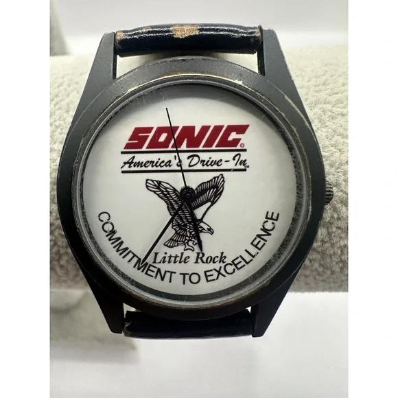 Sonic Fast‎ Food Watch New Battery Mens Perfect Time Inc. 33MM 8