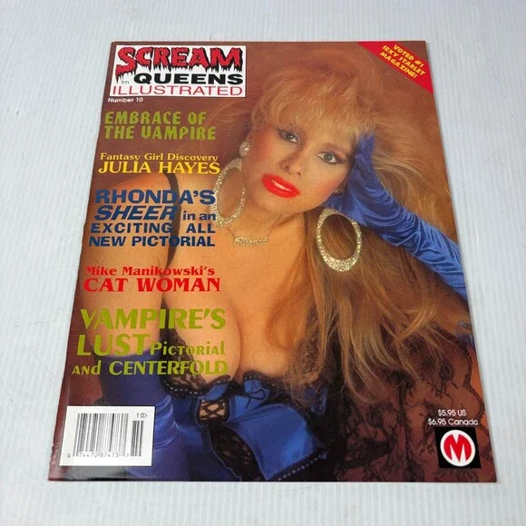 Scream Queens Illustrated Number 10 Vampire Pictorial Centerfold