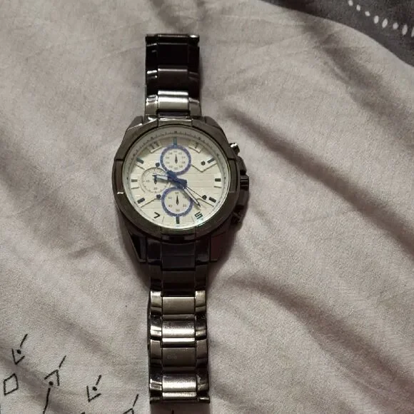 Silver Chronograph Men's Watch