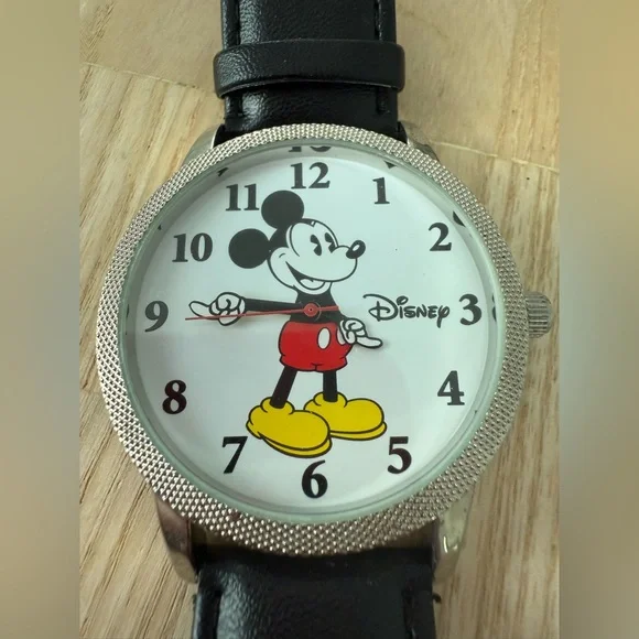 Accutime Disney Mickey Mouse classic watch NEW BATTERY