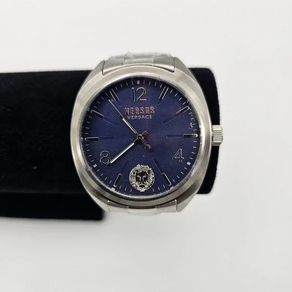 Versus Versace Men Watch Lexington Blue Dial Quartz‎ Silver VSPLI2521 44mm