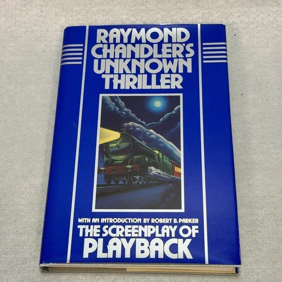 Vintage 1985 Raymond Chandler's Unknown Thriller The Screenplay of Playback HC/D