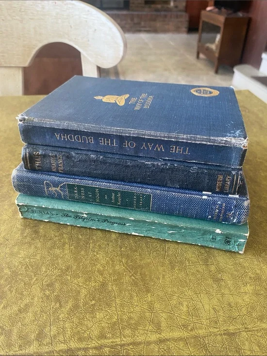 Set of Vintage Blue and Teal Decorative Books cannot be bundled
