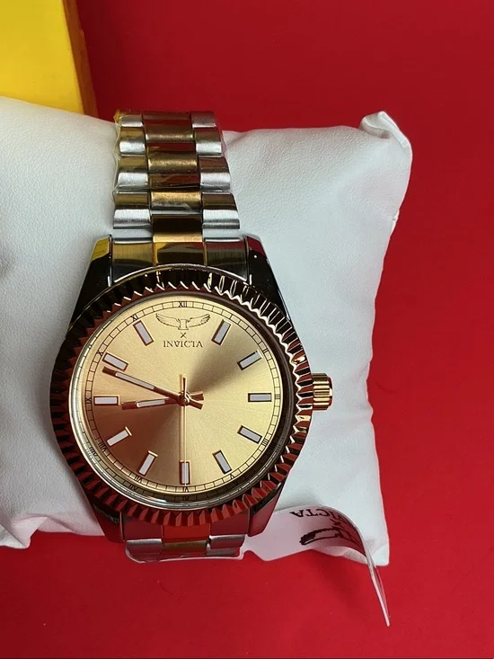Invicta Two-Tone Gold and Silver Bracelet Watch