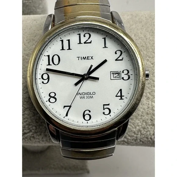Timex Mens‎ Indiglo TT 2009 Easy Reader Watch 35MM 6.75