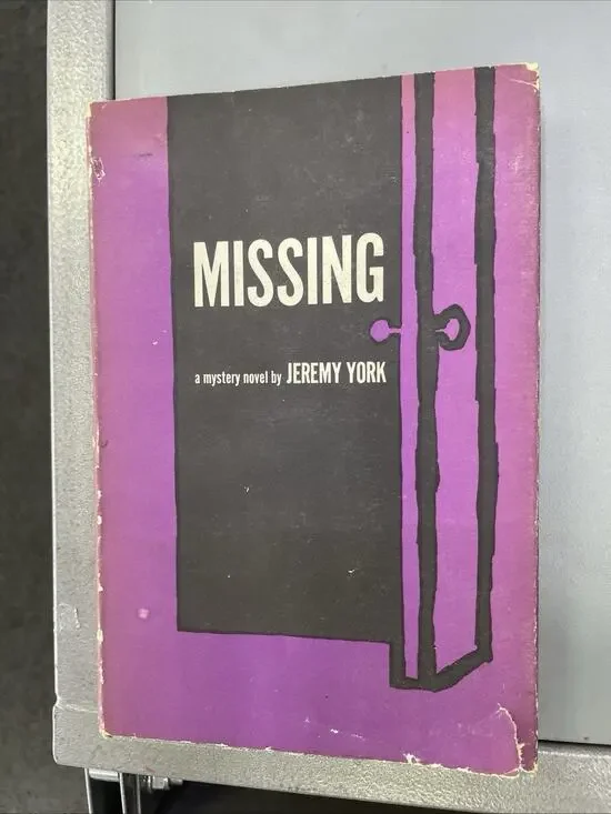Jeremy York MISSING 1st Edition 1959 Hardcover Dust Jacket