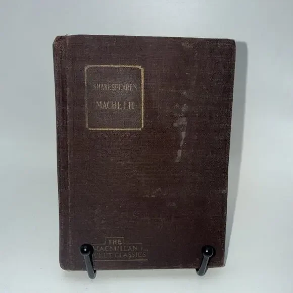 Antique 1924 Shakespeare’s Macbeth, The McMillan Pocket Classics