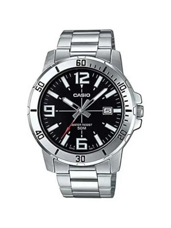 Men's Enticer Stainless Steel Black Dial Casual Analog