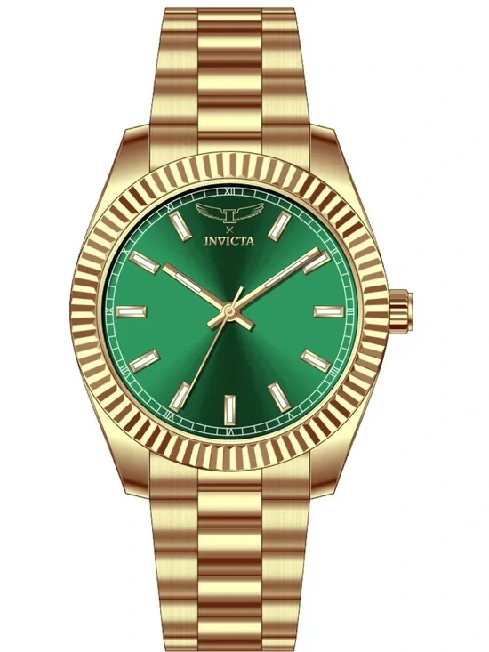 Invicta Green Face Watch
