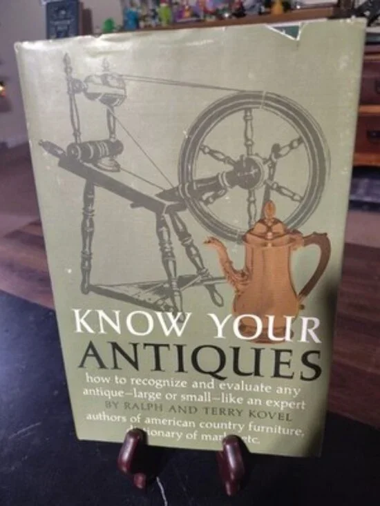 ✨VINTAGE✨ Know Your Antiques by Ralph and Terry Kovel (HC) 1970