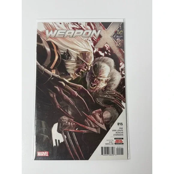 Marvel Weapon X 15 Comic 2018 Old Man Logan vs Sabretooth
