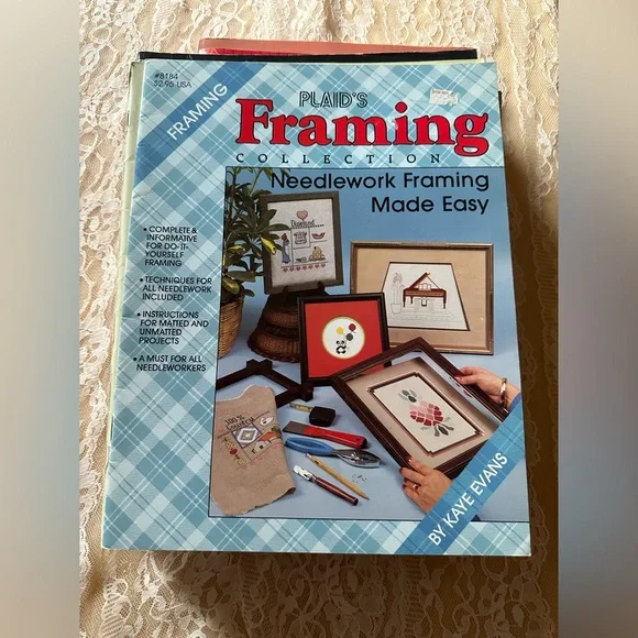 Plaid's Framing Collection Needlework Framing Made Easy Instruction Book 8184